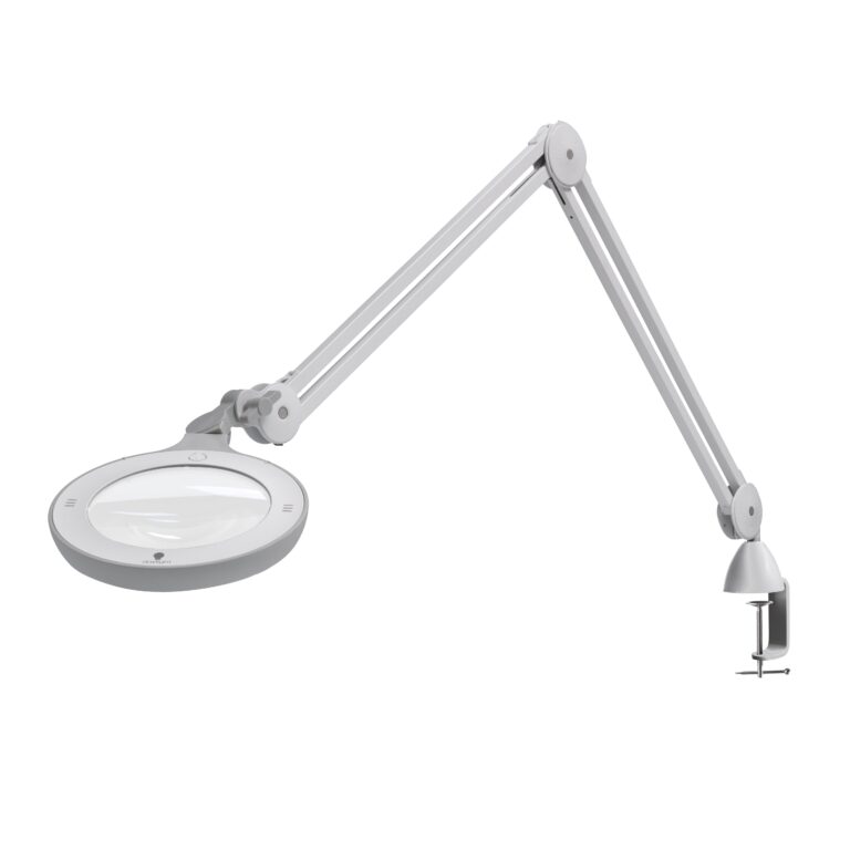 Omega 5 Magnifier studio product photograph on a white background, shot for The Daylight Company