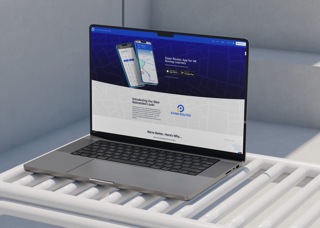 Exam Routes Website Design